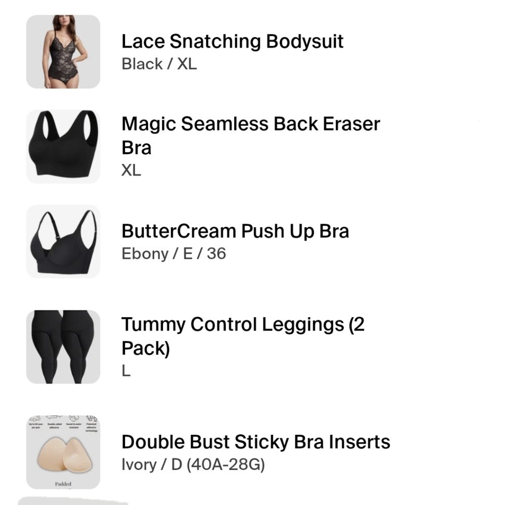 Black Tummy Control Leggings (2 Pack)